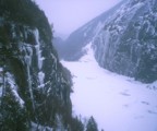 The route Gate Keeper (the thin ribbon on the left) as seen from De Capio's route