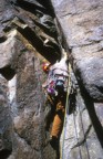 Will leading the leftmost crack on the fin (5.10+)