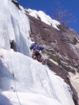 Close-up of Jim leading Goats Foot, Poko