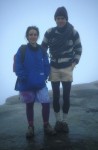 Lucie and Jim on the Summit of Giant after climbing Eagle Slab