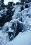 Jim leading the first ascent of Lock and Load