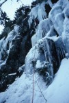 Jim leading the first ascent of Lock and Load