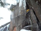 Series 3: Jeremy climbs Not Likely, an alternative finish to Lilith that climbs a free hanging dagger that drips from an off-width chimney