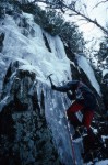Jim leading the first ascent of The Best Ice Route in the Philippines