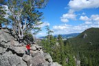 Rock hoping around the top of Elk Rock