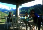 Sitting at Simon's, looking out over the rugged Batad valley and its rice terraces
