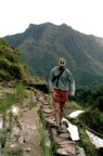 Exploring the rice terraces near town