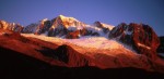 View of mountains from base camp