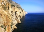 Sea cliffs along the Sierra de Toix