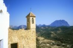 The hermitage at the top of the hill above the village of Sella