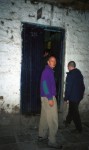 Entering a local restaurant in Cuzco