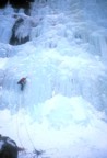 Starting the first pitch (WI4) of California Ice