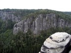 Mess of towers as seen from the summit of the Locomotive