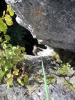 A beautiful crack climb reminiscent of the Dolomites