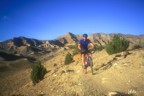 Nikos climbs from the road on the lower section of Zippy Da Do Da