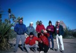 The gang, gathered in Joshua Tree