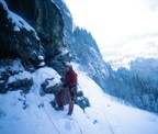 Belaying on top of P1