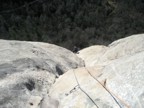 Following P6 of Fathom, the crux pitch