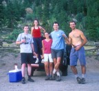 Tailgate party after a day of climbing