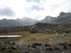 Our camp at Hall Tarns near Mintos Hut