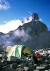 Our camp near the Austrian Hut