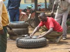 Repairing the truck tire [again]