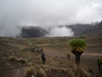 Just about at the Mintos Hut on our first day of the approach