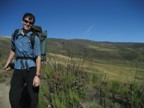 On the hike up to Mintos Hut