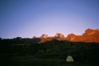 Sunrise at the Mintos Hut area