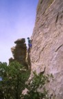 Just above the roof on Noodler, Blazing Fin Tower