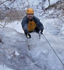 Approaching the belay on Mixed Emotions