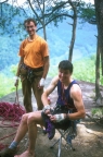 Shoe-ing up after climbing Jaws (and 10 hours of driving)