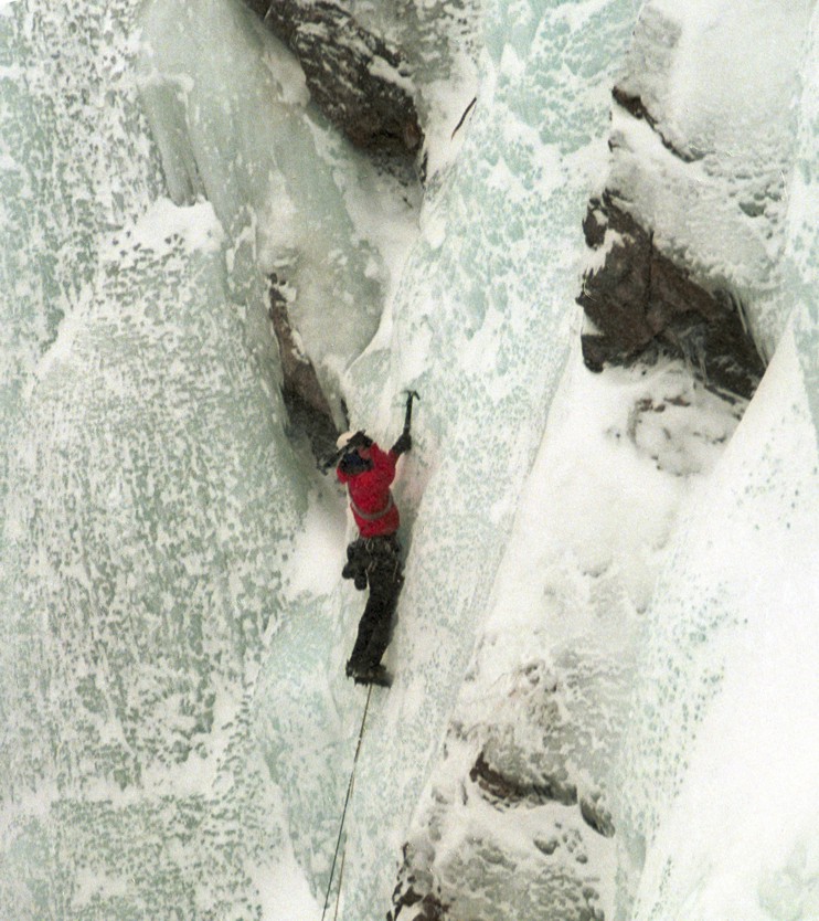 Jim near the top of the climb
