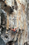 Jim leading "Land of Smiles" on Happy Island