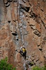 Amazing climbing, no route finding here due to the chalk