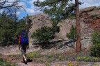 Approaching the Rock Garden from Penetente Canyon