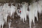 Bones establishes himself on the ice curtain