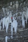 Emerging from the ice cave, Bones continues