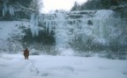 Deep snow in the Salmon River Gorge