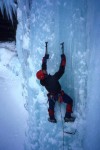 Mike first ascent, center section of the main falls