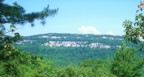 Lost City cliff, as seen from the Overcliff Road