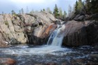 Waterfall at the head of Sinks Canyon