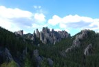 View of the Cathedral Spires, as seen from the top of the Totem Pole