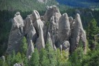 A view of the Ten Pins, as seen from the top of the Totem Pole