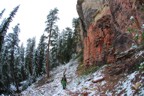 Looking around for dry rock