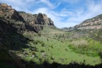 The canyon, low down, near the Home Alone area