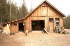 Steve's timber framing shop