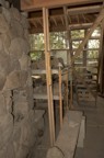 Chimney in the kitchen galley