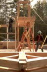 Steve and Doug preparing for the first large bent