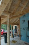 View showing the ceiling of the front porch